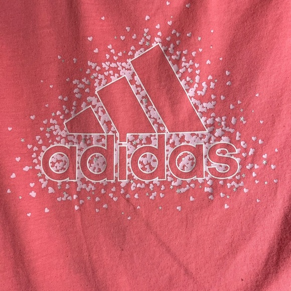 Adidas Kids Coral Graphic Tee - Picture 3 of 4
